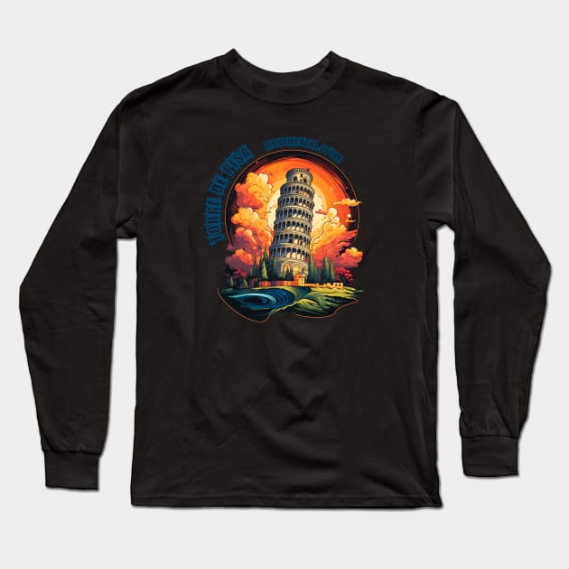 Pisa tower by Monumental.Style Long Sleeve T-Shirt by Monumental.style